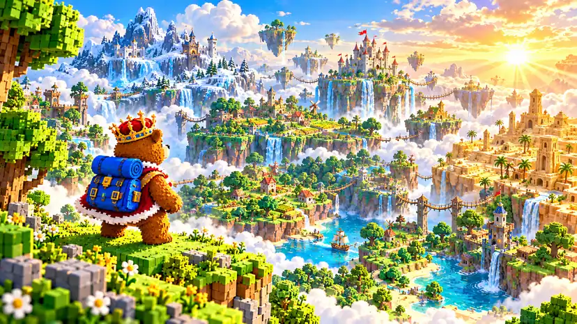 Explore Massive Open-World Levels